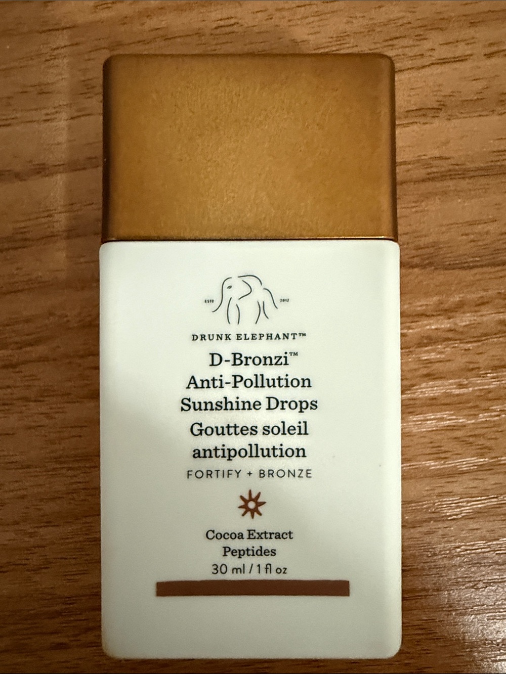 Drunk Elephant Bronze and White D-Bronzi Anti-Pollution Sunshine Drops